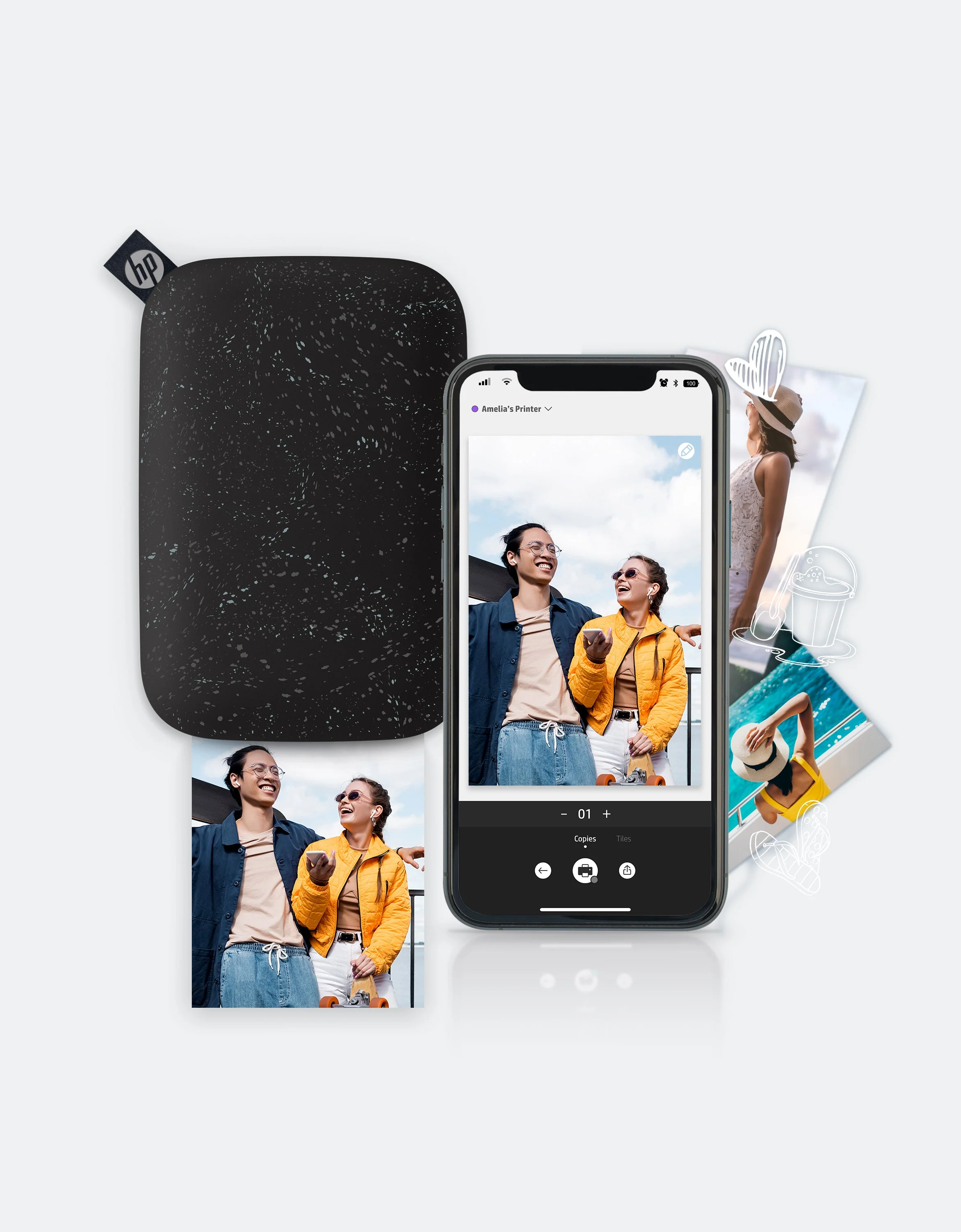 HP Sprocket 2x3 Portable Instant Photo Printer - Image 38