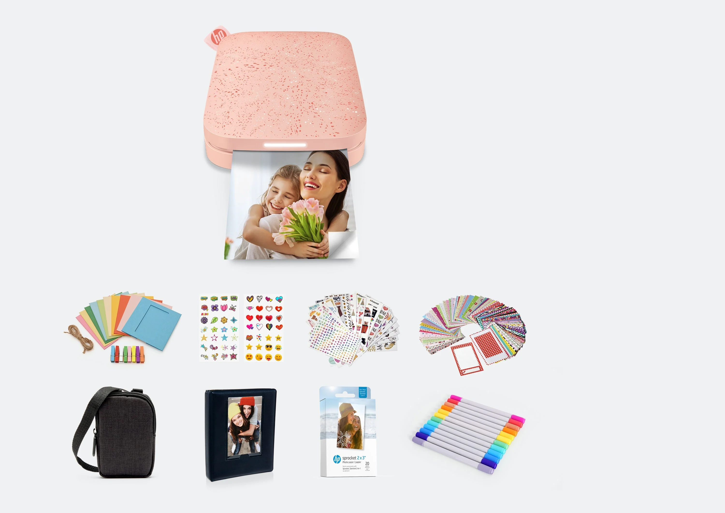 HP Sprocket 2x3 Portable Instant Photo Printer Scrapbook Bundle - Image 6