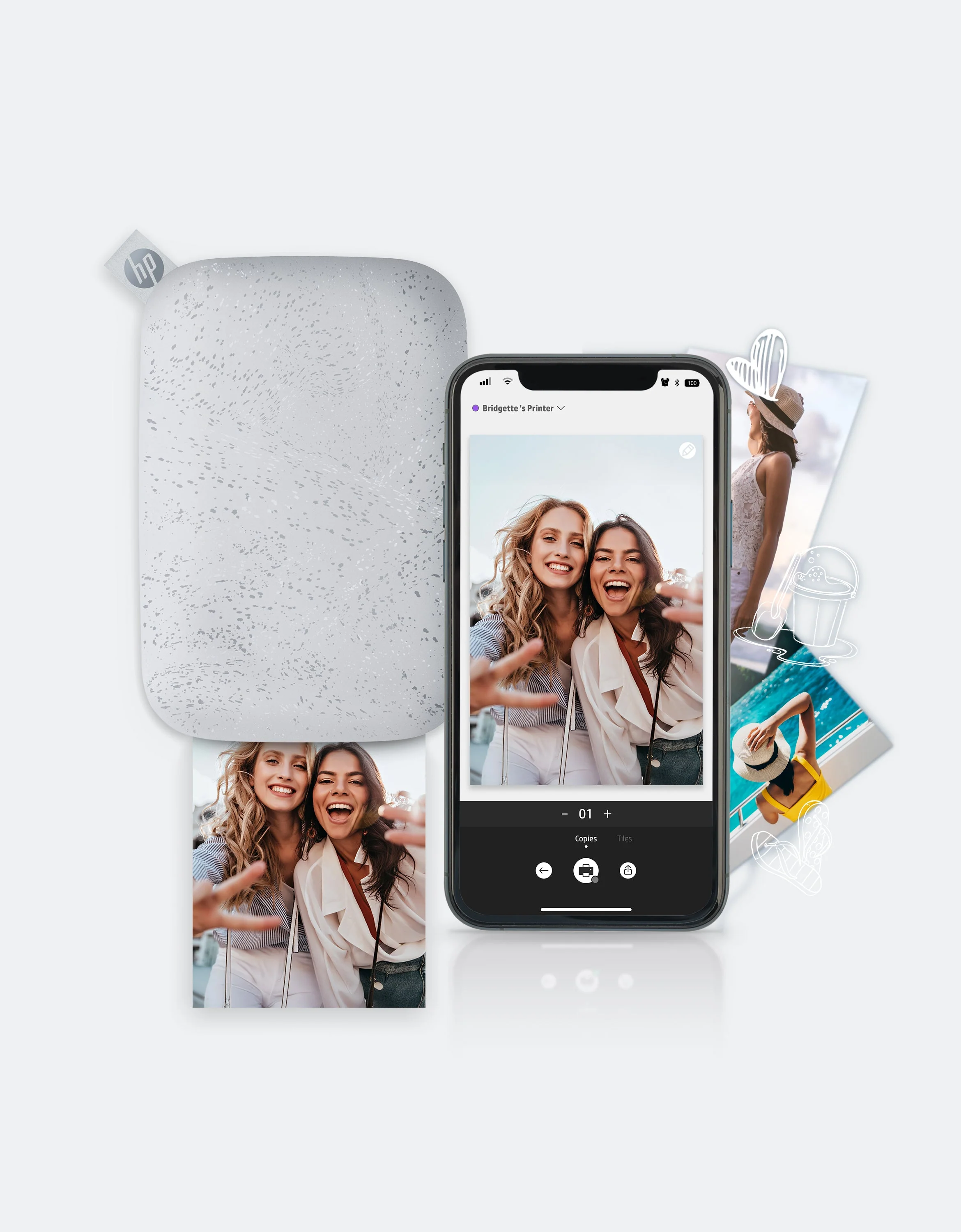 HP Sprocket 2x3 Portable Instant Photo Printer ZINK® Paper Bundle - Image 24