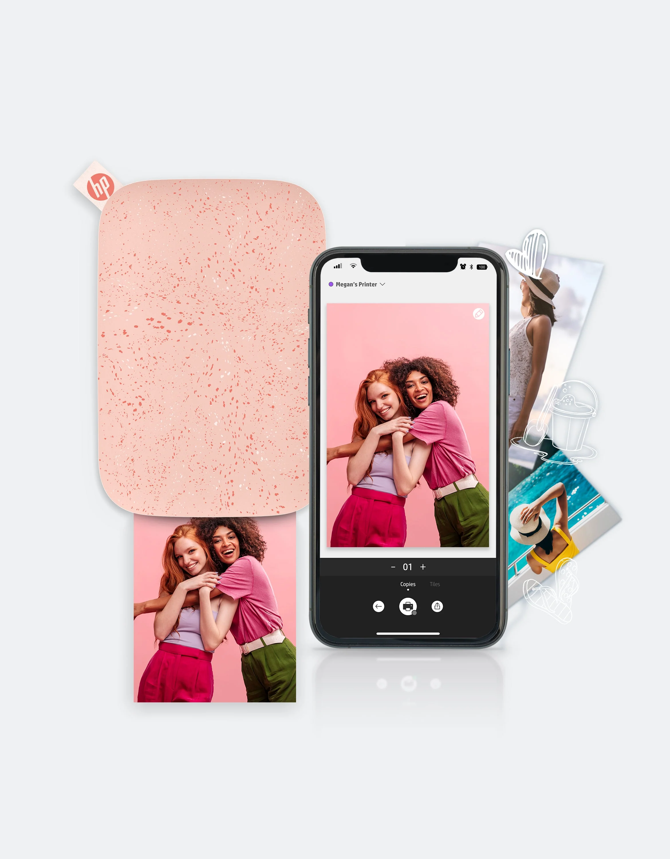 HP Sprocket 2x3 Portable Instant Photo Printer ZINK® Paper Bundle - Image 29
