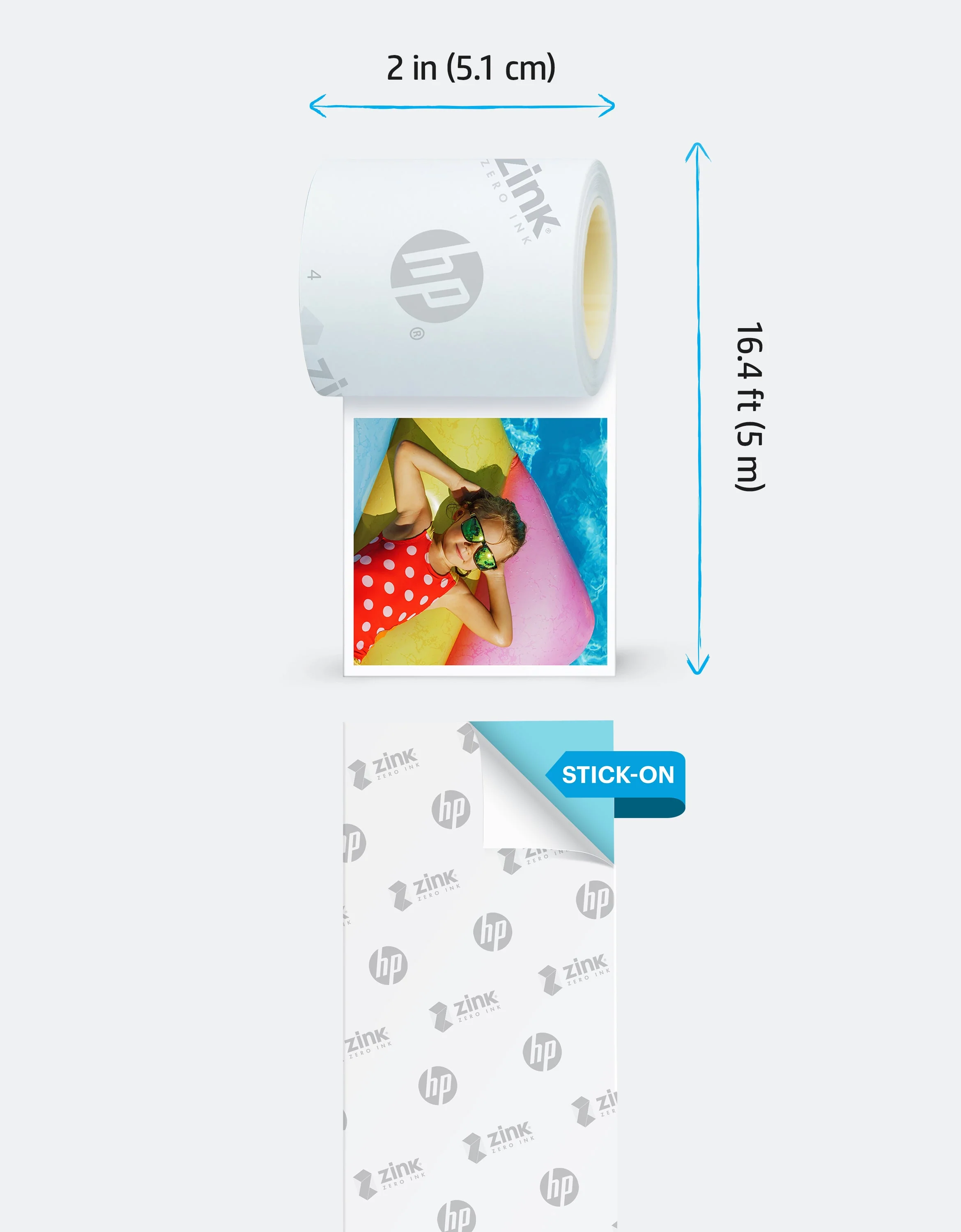 HP Sprocket Panorama Instant Portable Color Label & Photo Printer Starter Bundle - Image 13