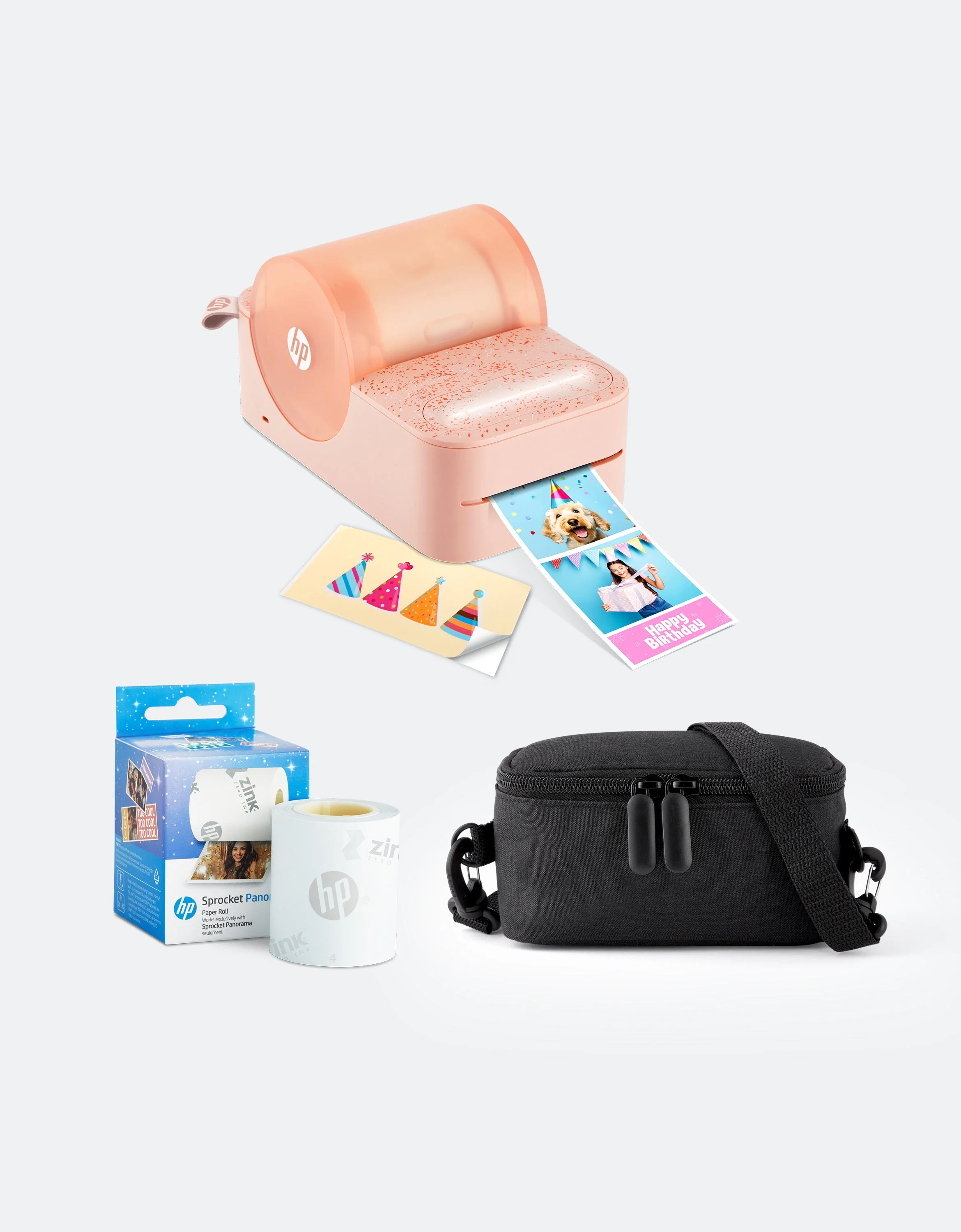 HP Sprocket Panorama Instant Portable Color Label & Photo Printer Starter Bundle - Image 16