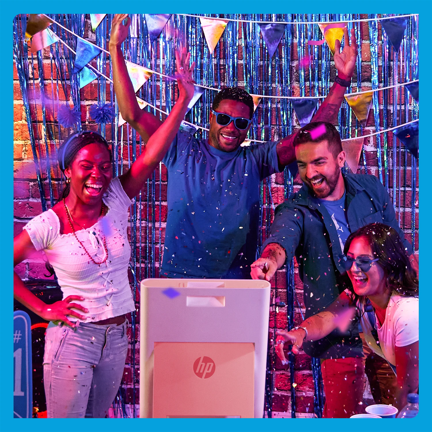 HP Sprocket Photobooth Instant 3x4” Color Photo Printer (Pink) - Image 8