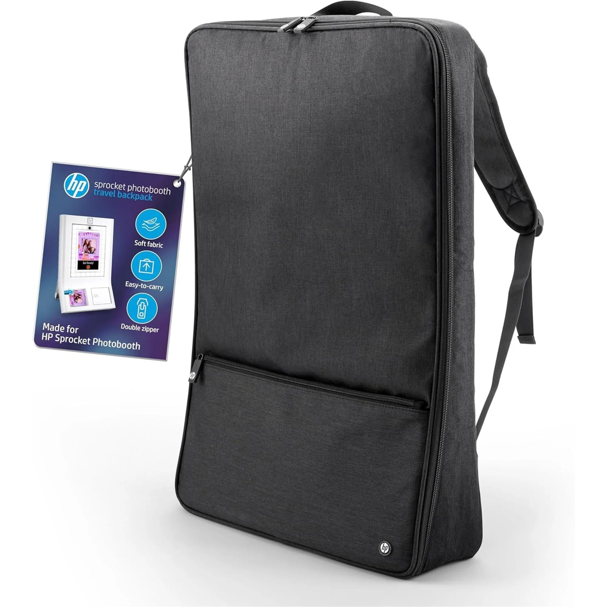 HP Sprocket Photobooth Travel Backpack (Black), Exclusively for the HP Sprocket Photobooth Printer